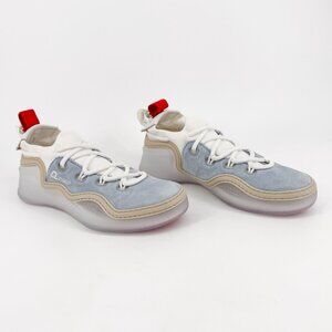 Christian Louboutin Arpoador Blue Drawstring Sneaker Size 39.5 US 9.5 Women's 07